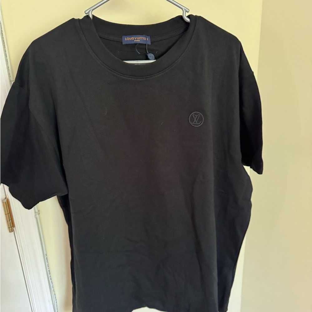 Louis Vuitton Enbroidered Black Men's Shirt